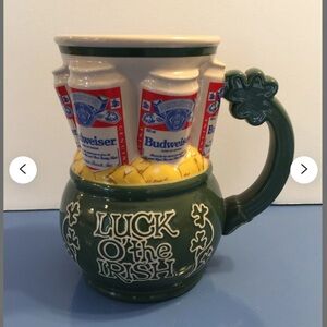 Budweiser St. Patrick's Day "Luck of the Irish" Stein Mug